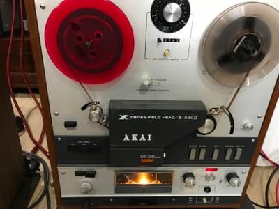 Akai AKAI X-360D Reel to Reel Recorder Tape Player Reverse Set Assembly w/ Counter 