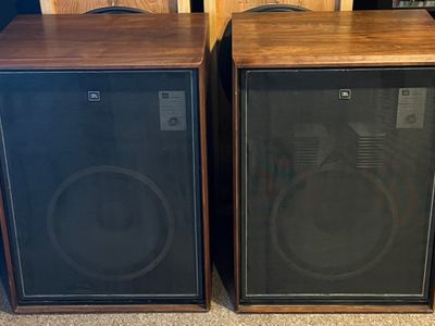 Two New JBL L-200 or L-200B Studio Monitor Speaker Grilles With Out JBL Badges 