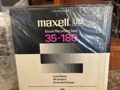 MAXELL UD XL 35-180B 10.5 METAL REELS SOUND