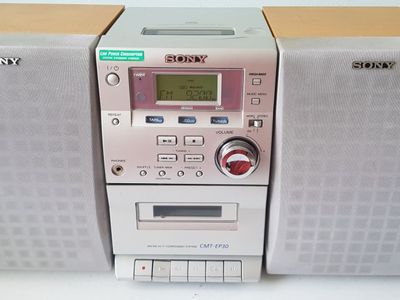 Sony Micro CMT-EP30 sistema STEREO HI FI AM/FM CD CASSETTA-Tape Deck difettoso 