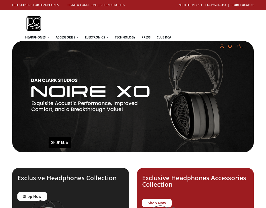 Dan Clark Audio homepage