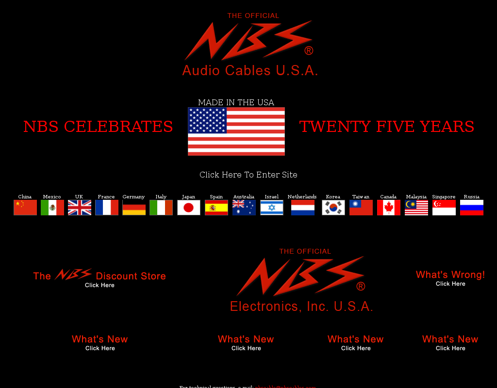 NBS homepage