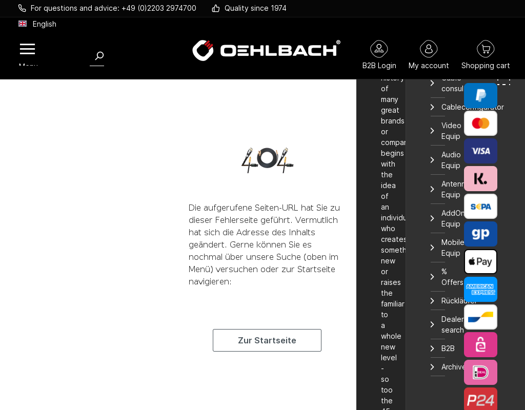 Oehlbach homepage