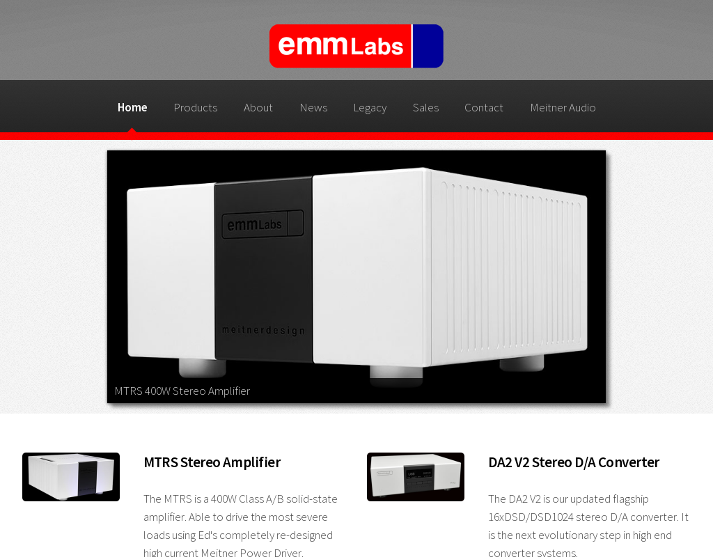EMM Labs homepage