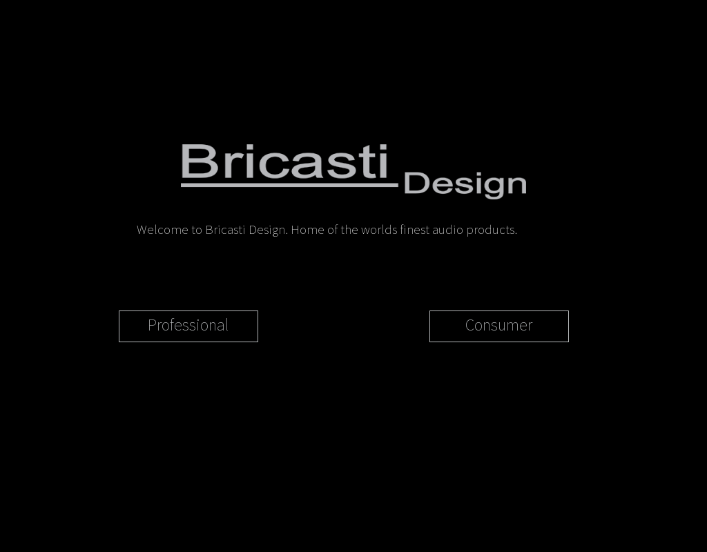 Bricasti Design homepage