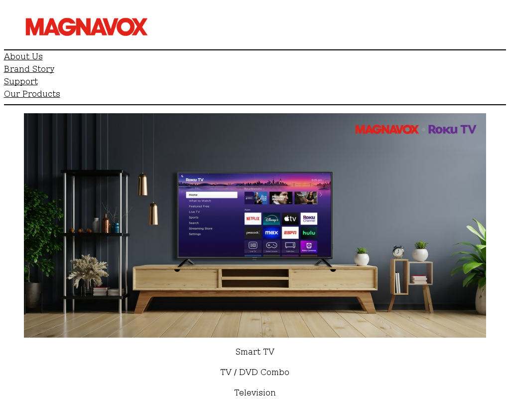 Magnavox homepage