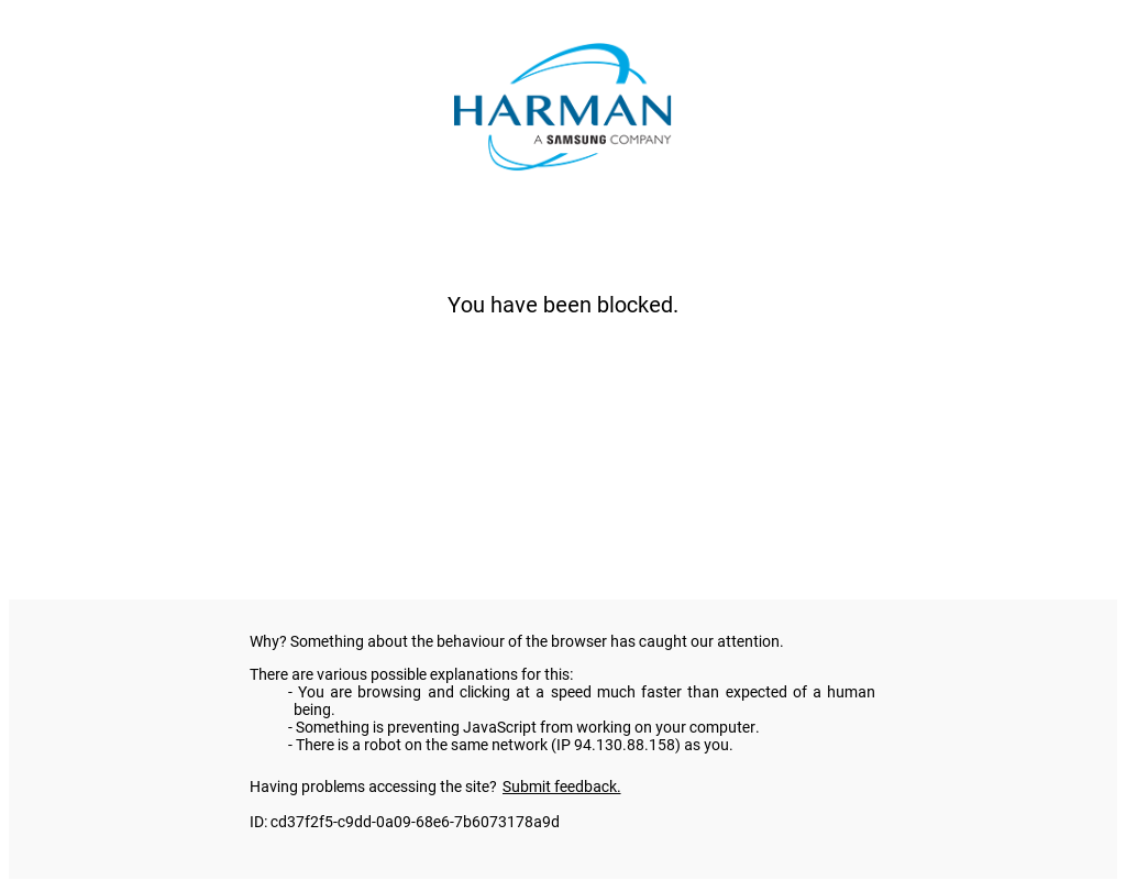 Harman-Kardon homepage