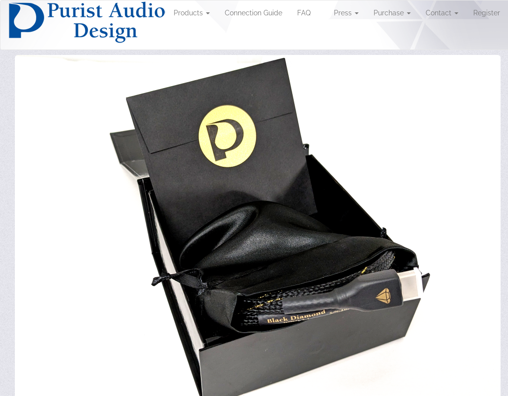 Purist Audio Design homepage