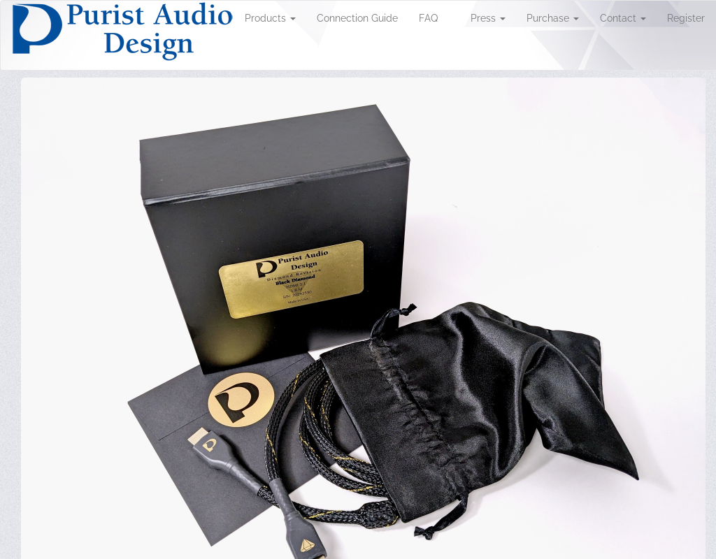 Purist Audio Design homepage