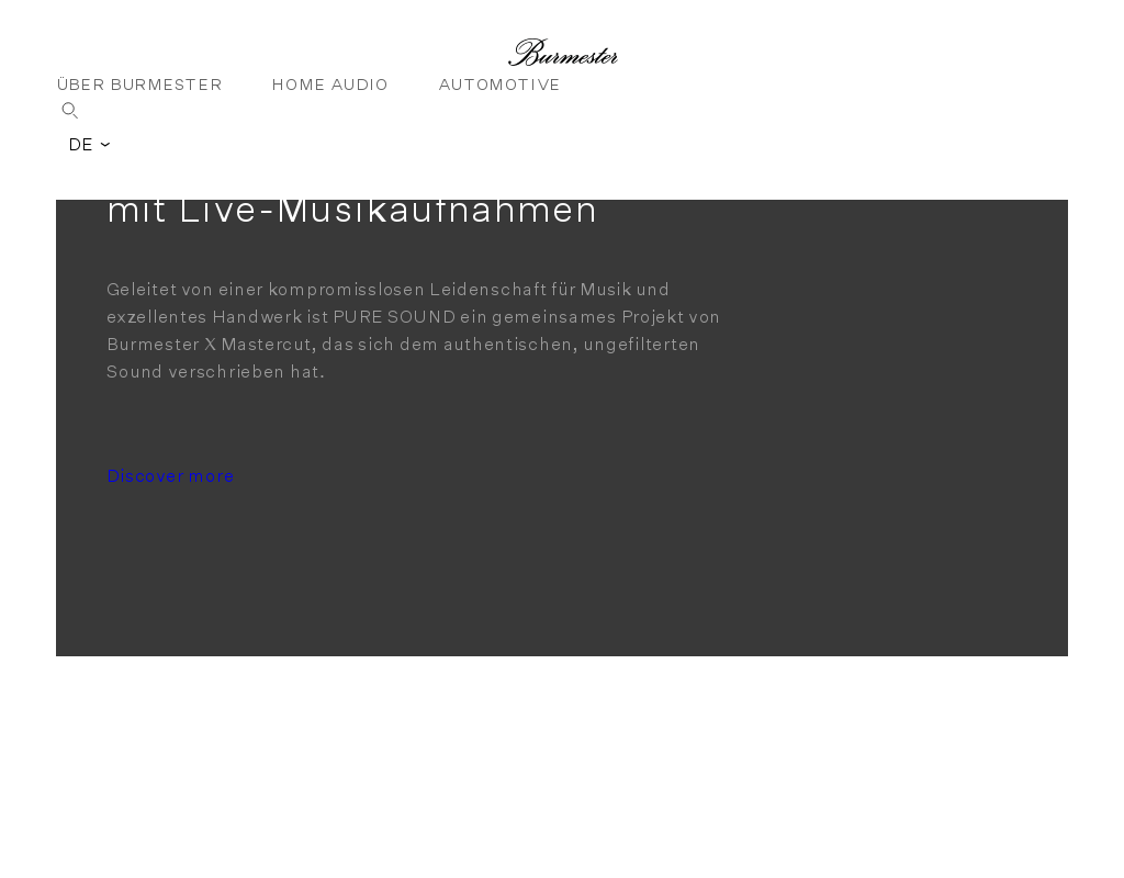 Burmester homepage