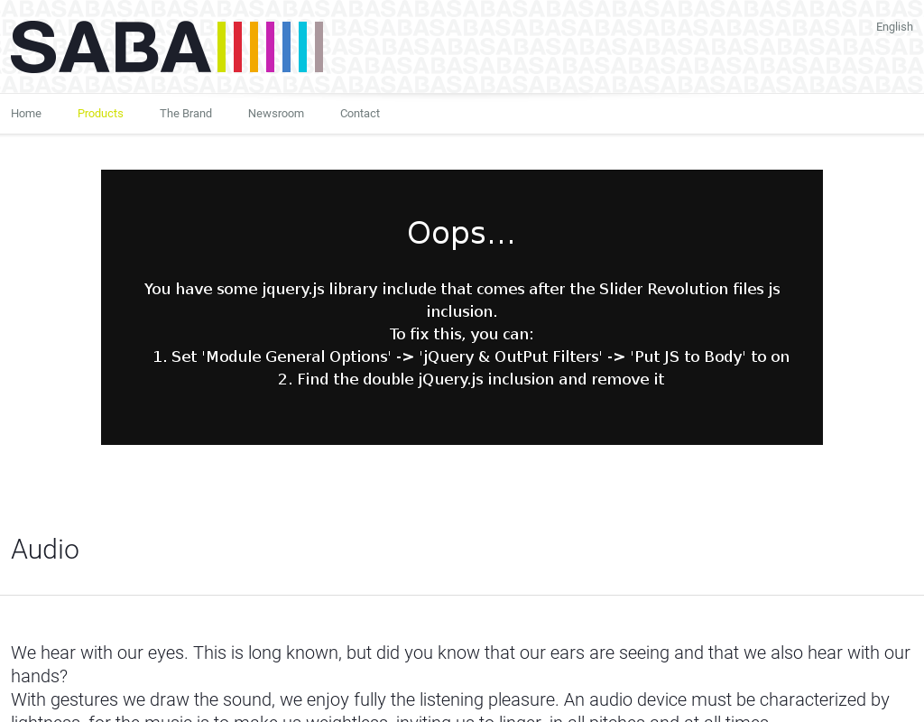 SABA homepage
