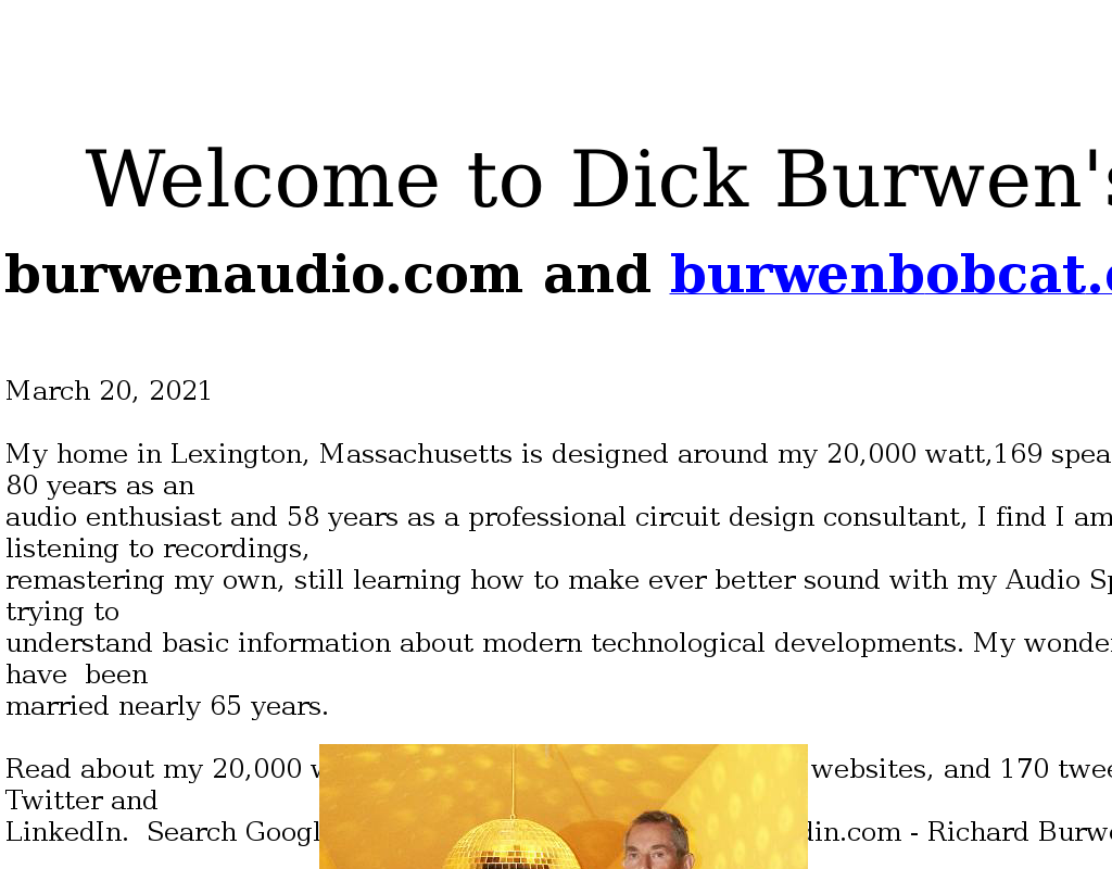 Burwen Research homepage