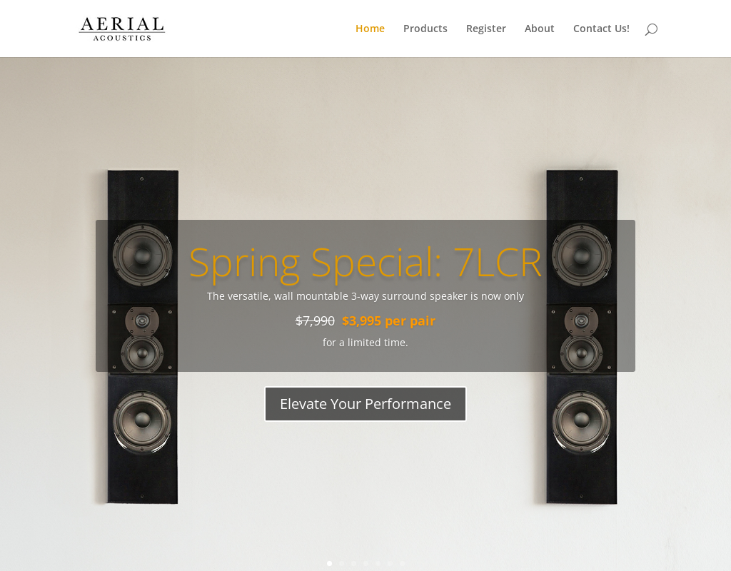 Aerial Acoustics homepage