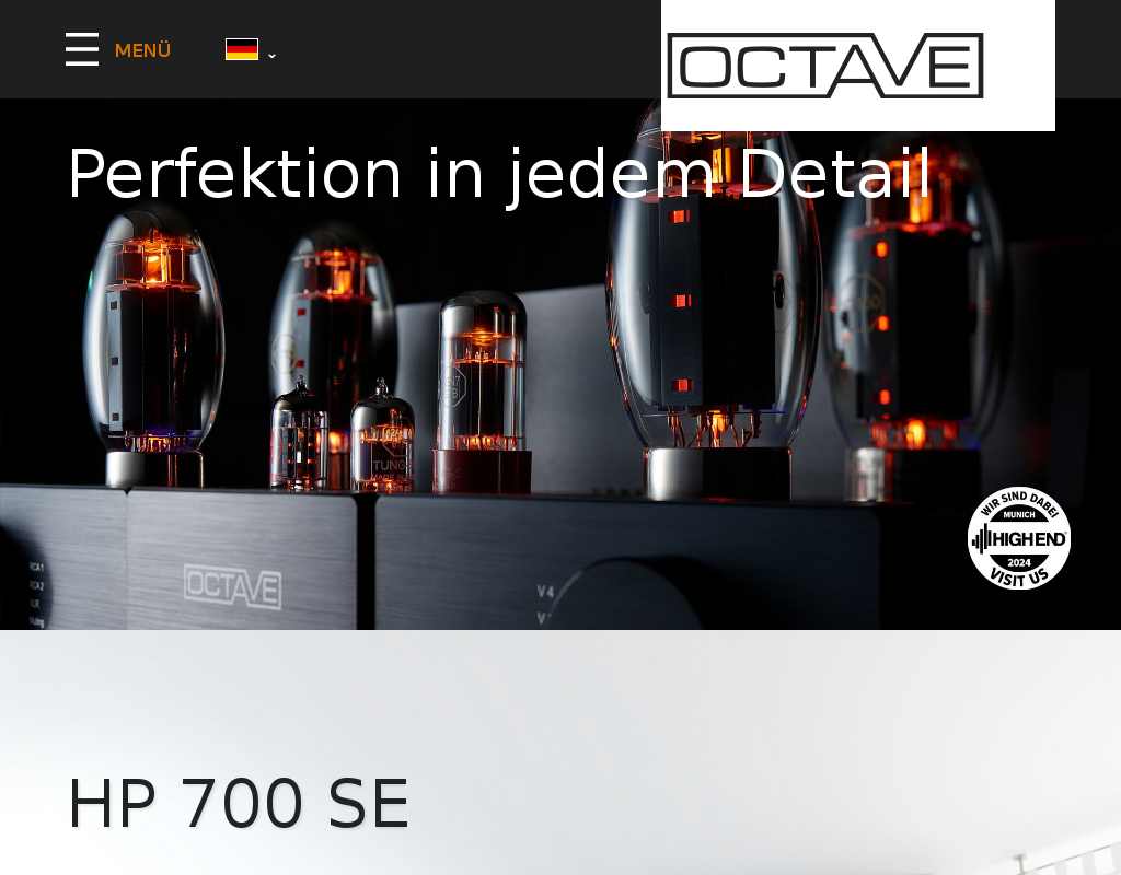 Octave Audio homepage